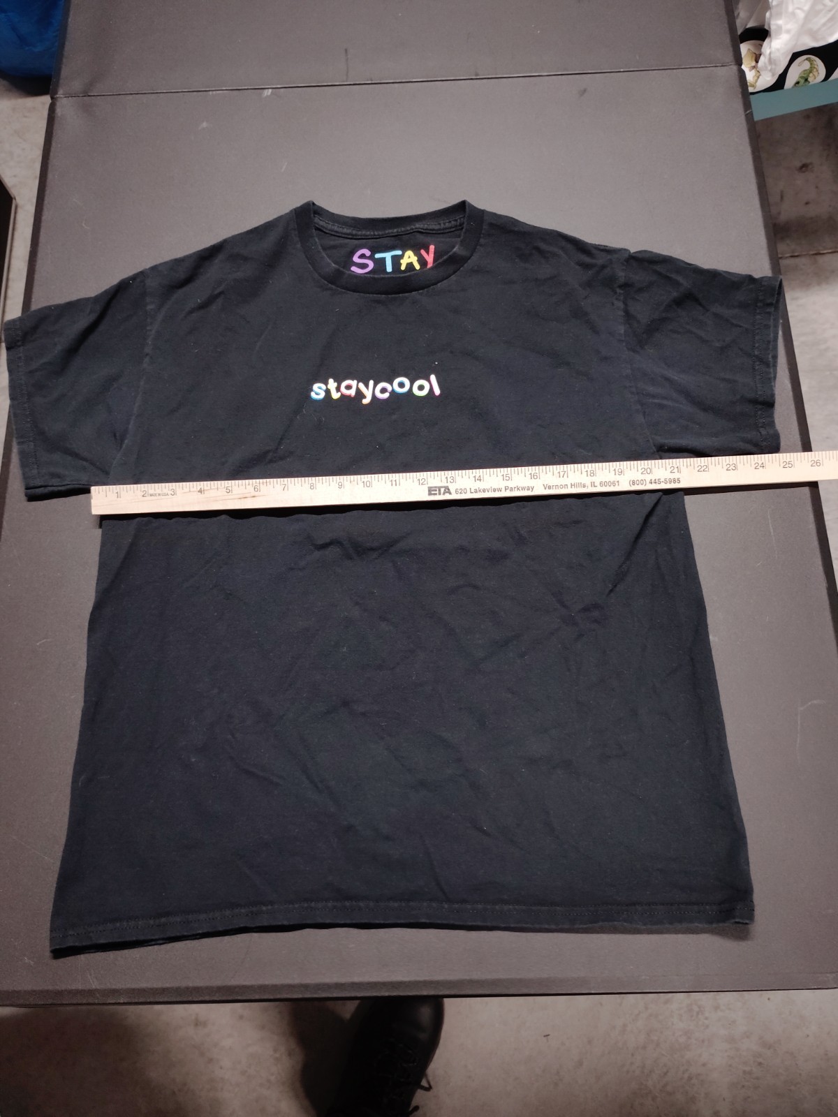 StayCool Streetwear Multi Color Logo Shirt Size Large Lignt Wear On Graphic A15 gallery