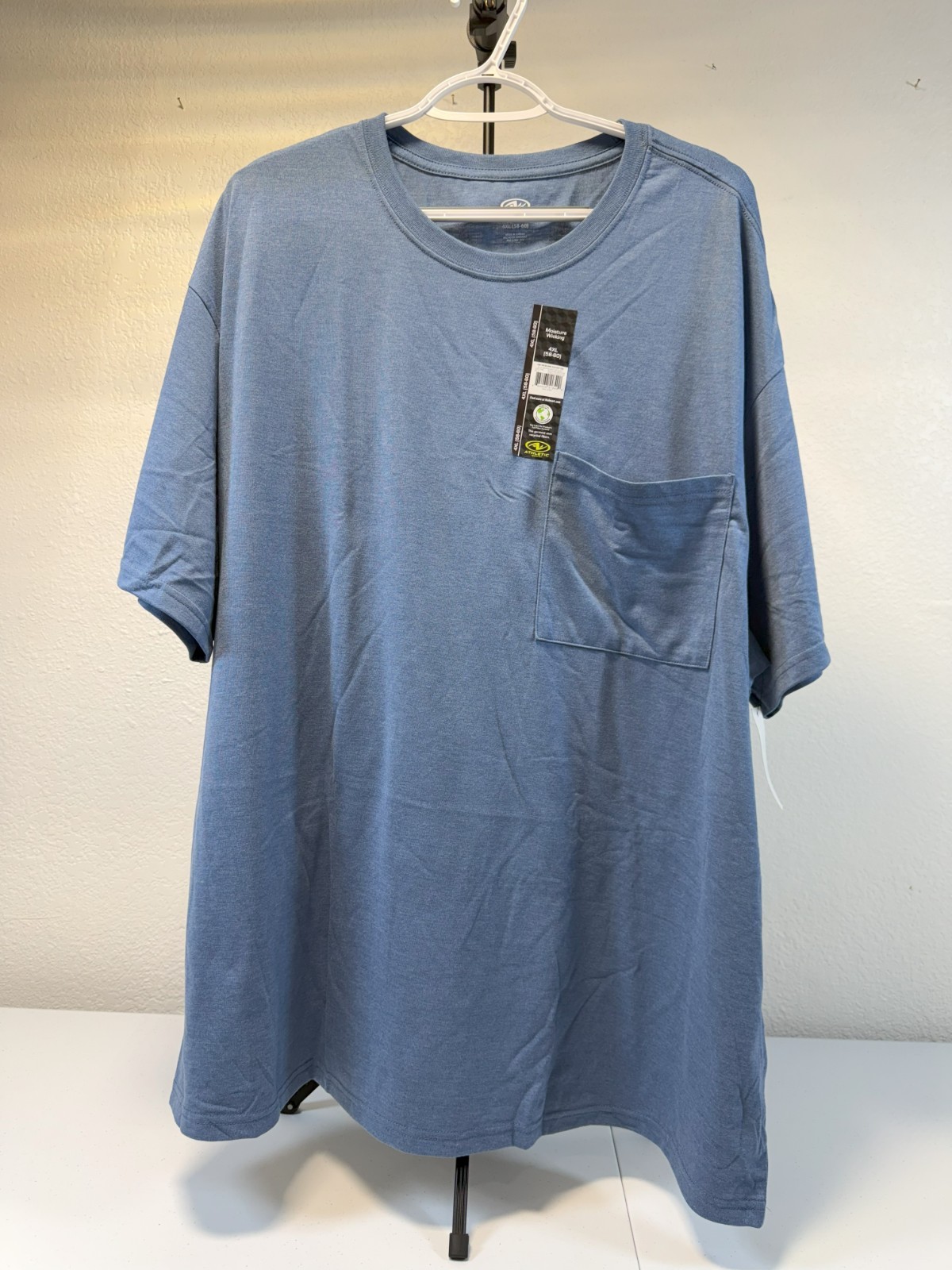 Men's Shirts, (New w/tags), Athletic Works, S/S Crew Neck Pocket Tee 4XL (58-60) gallery
