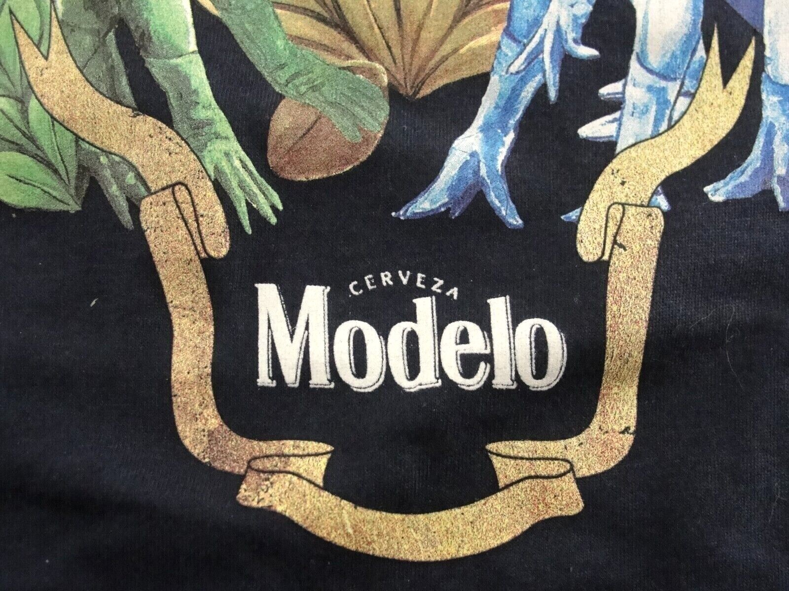MODELO BEER COLORFUL T-SHIRT TSHIRT SIZE M/L/XL FOOTBALL GAME LION CAT HEAD NEW gallery