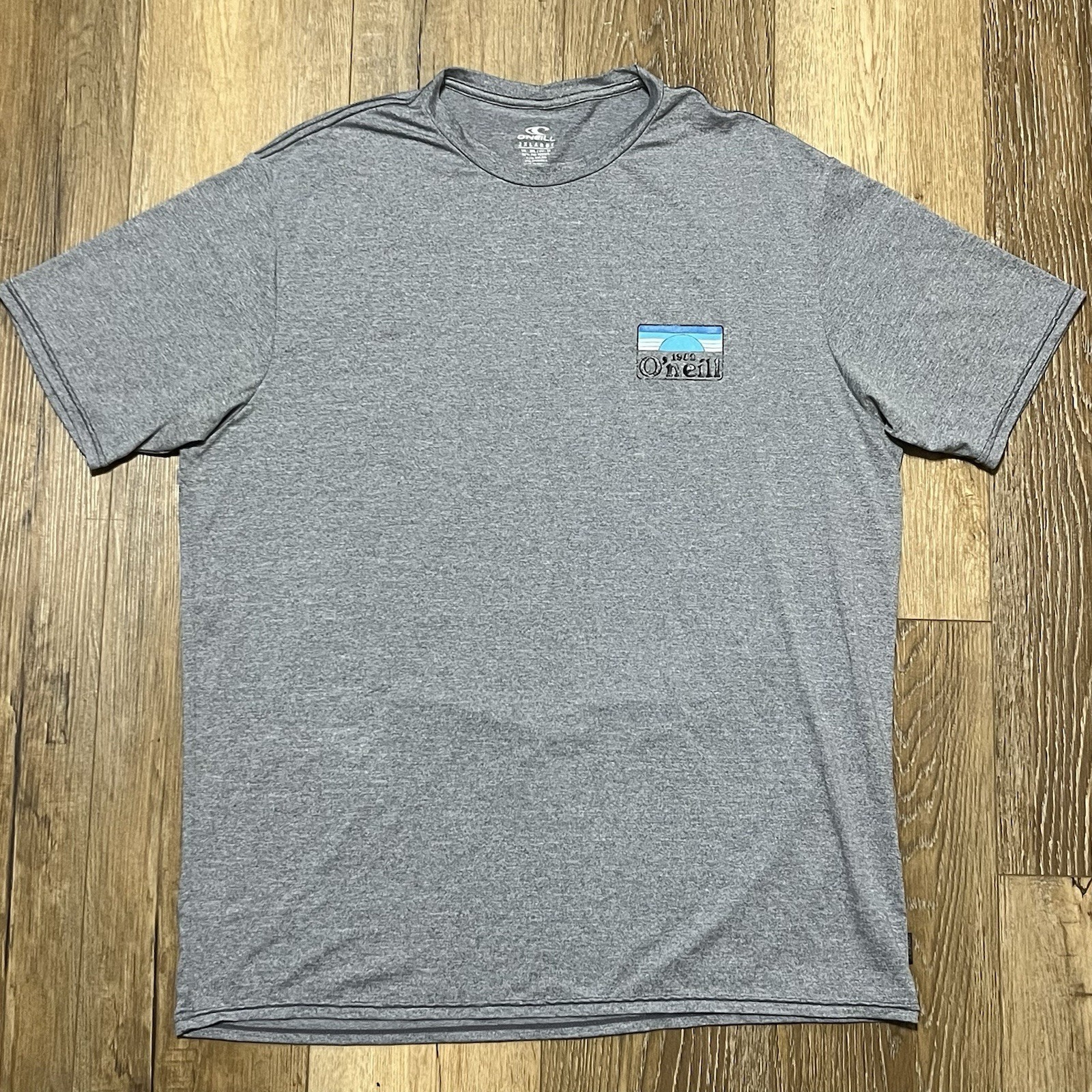 O’Neill Men's Gray Graphic Performance Tee 2XL Surfer Beach Outdoor Horizon EUC! gallery