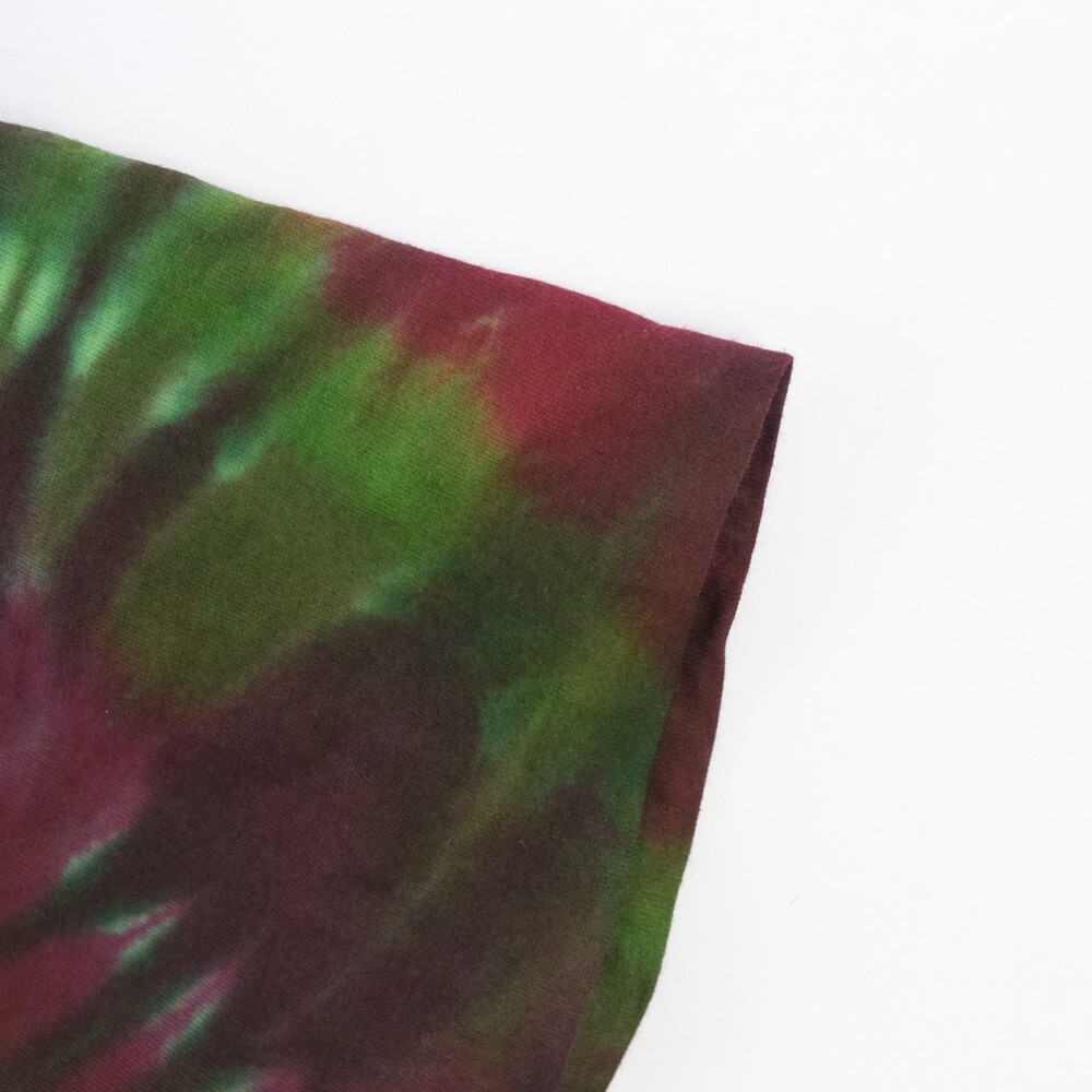NWOT Single Stitch T-Shirt Blank Hand Tie Dyed Wheel Multi S/S Hering Sz. M 38' gallery
