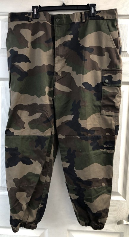 French Army F2 Woodland Trousers Size 112M 42″ Waist 2XL
