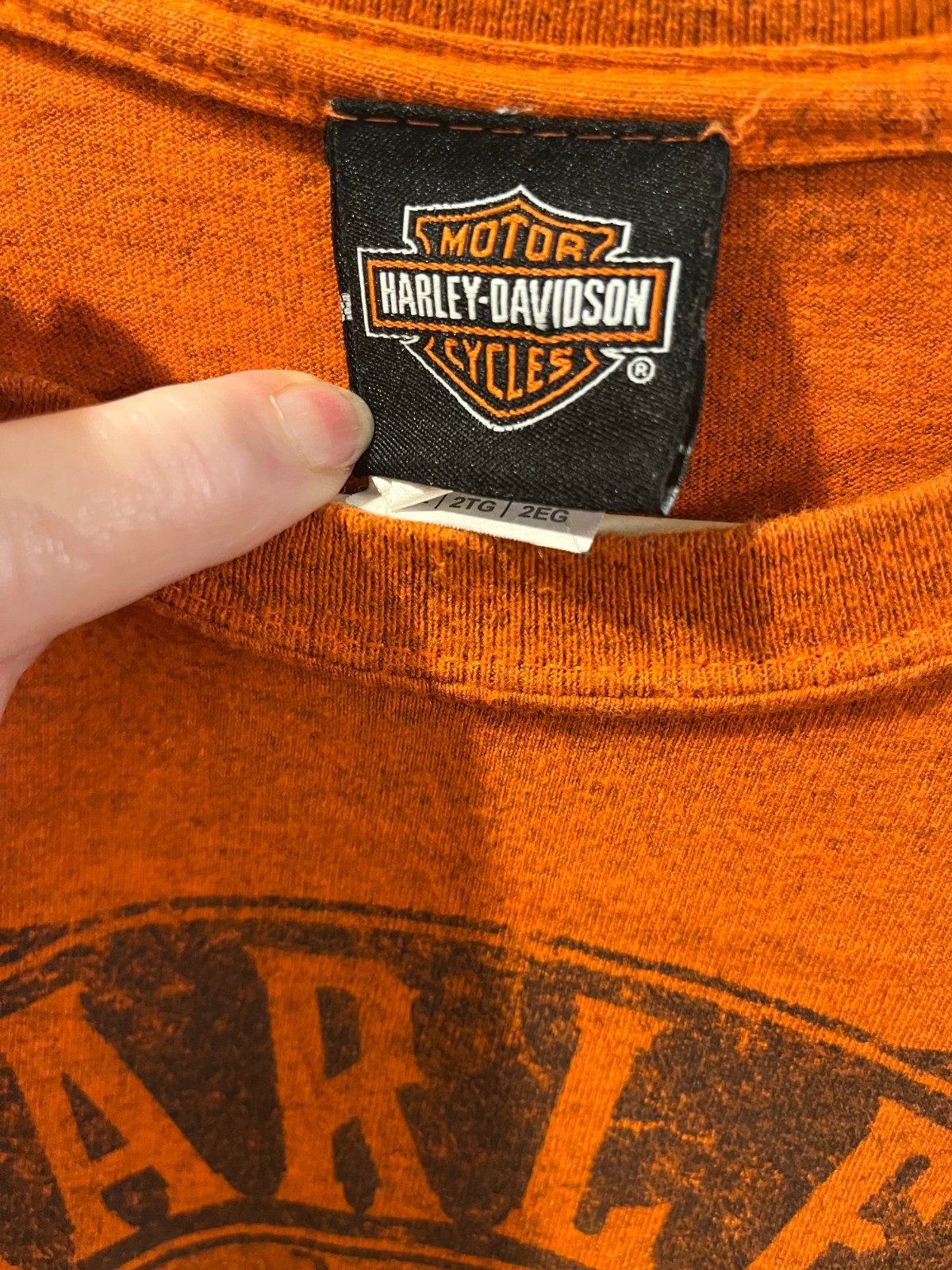 Harley Davidson T-Shirt Chesapeake Burnt Orange 2XL Free shipping gallery