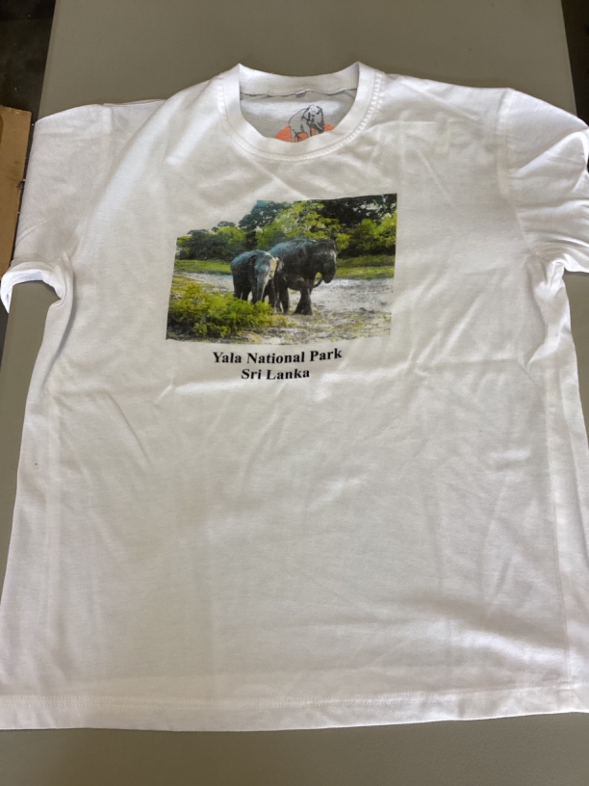Vintage Yala National Park Sri Lanka Elephant T-Shirt Single Stitch Size XL