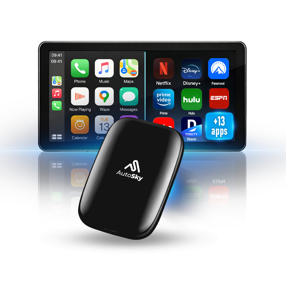 Wireless CarPlay AI Box | Android Auto | Netflix YouTube & More