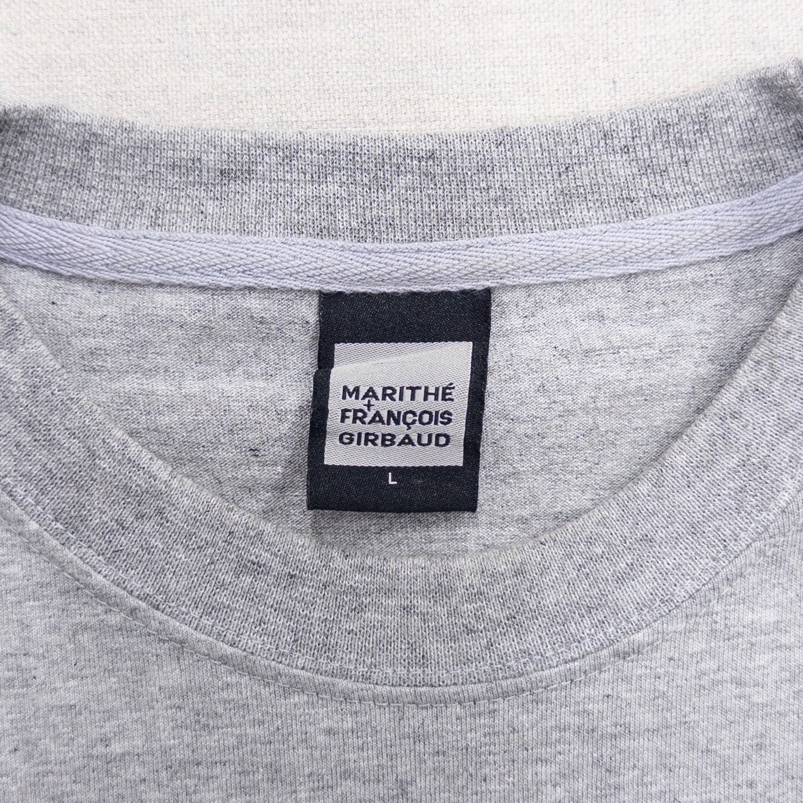 Vintage Marithe Francois Girbaud Gray Graphic Long Sleeve T-Shirt Size L Y2K MFG gallery