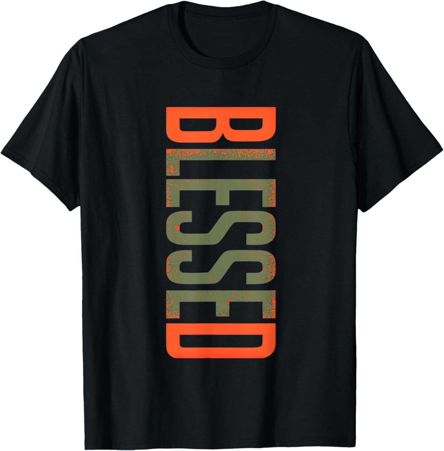 Blessed Olive Army Solar Orange Color Match T-Shirt gallery