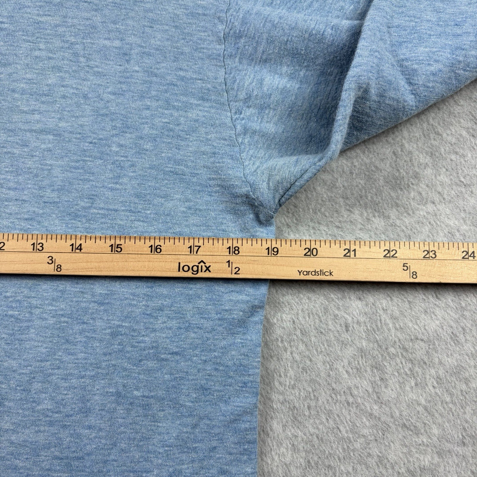 Vintage 60s Duofold Thermal Shirt Mens Large Blue Two Layer Long Sleeve Wool gallery