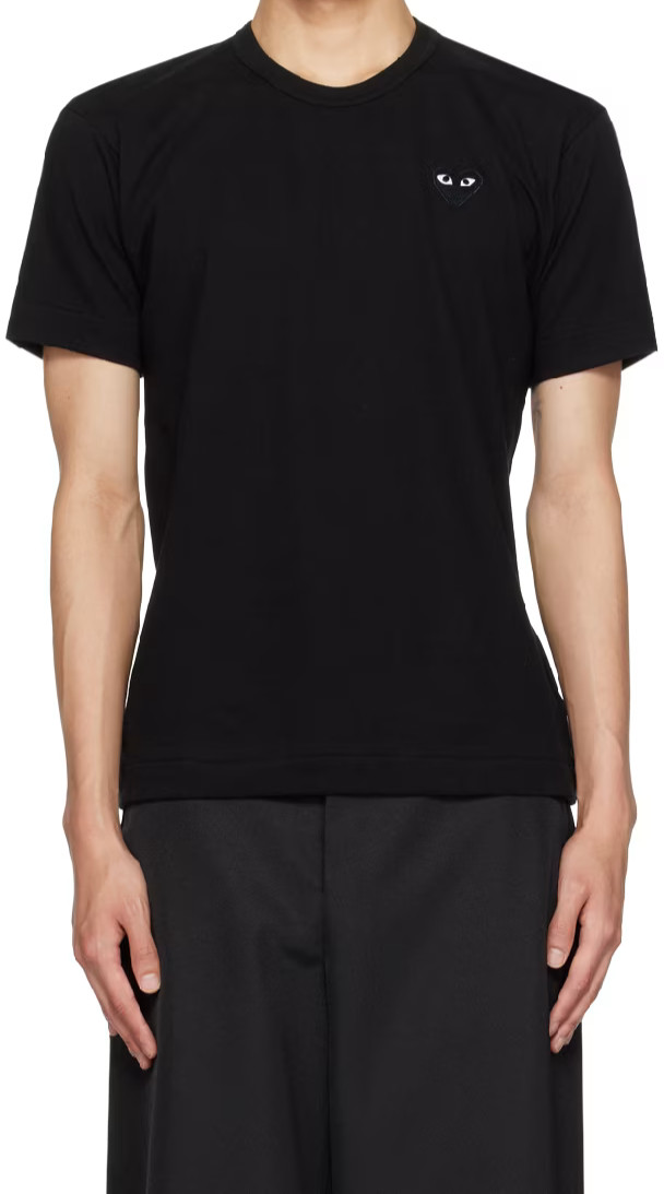 COMME DES GARCONS CDG PLAY BLACK HEART EYE LOGO T-SHIRT SIZE EXTRA LARGE XL gallery
