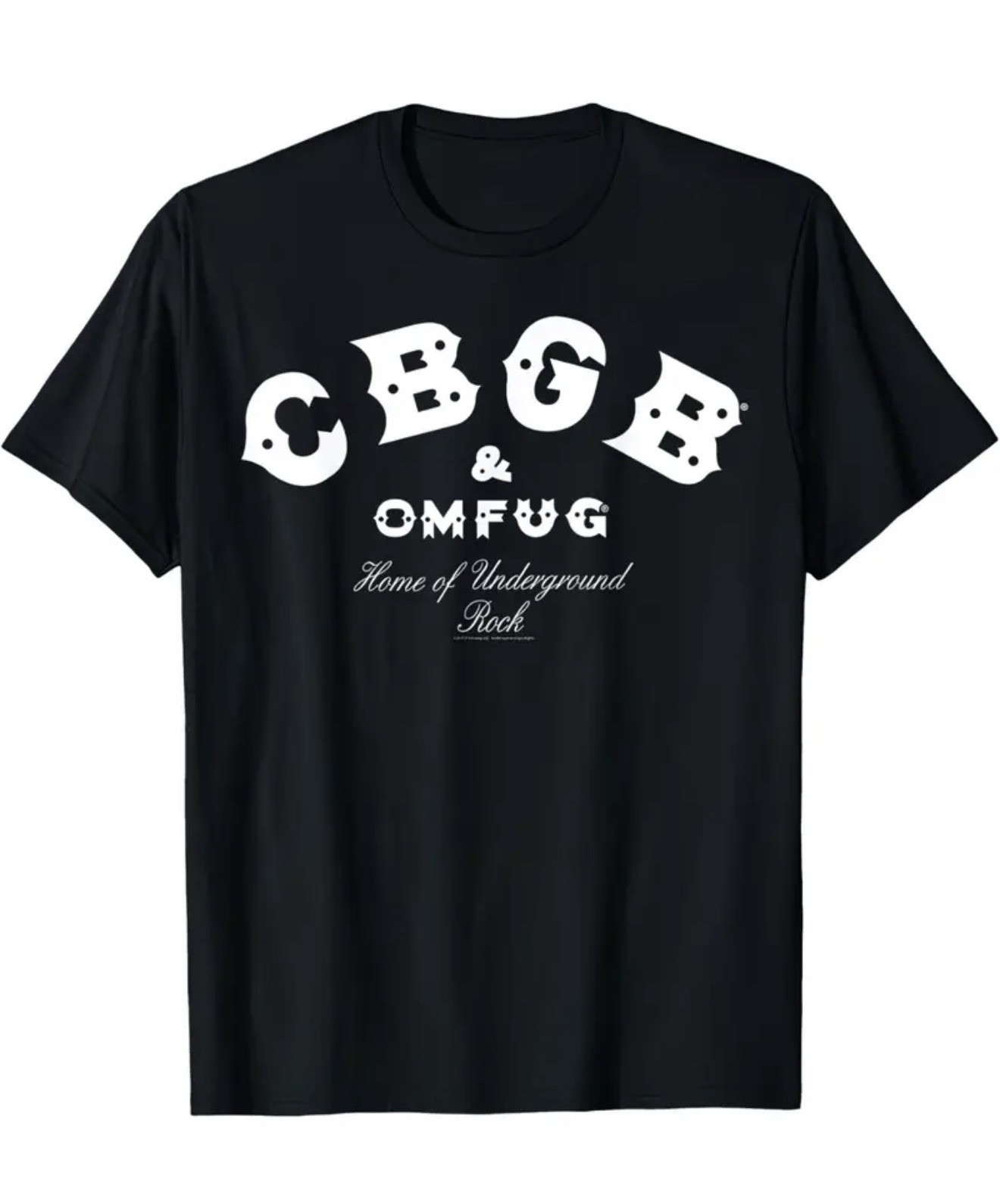 CBGB & OMFUG HOME OF UNDERGROUND ROCK CLUB T SHIRT BRAND NEW 💥BEST PRICE💥 gallery