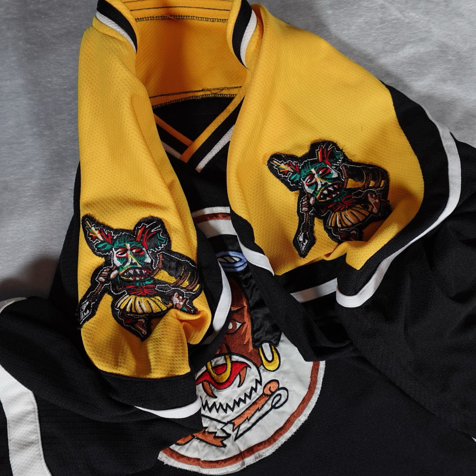 Vintage US Air Force 80th Fighter Squadron Hockey Jersey Mens L (Estimated) gallery