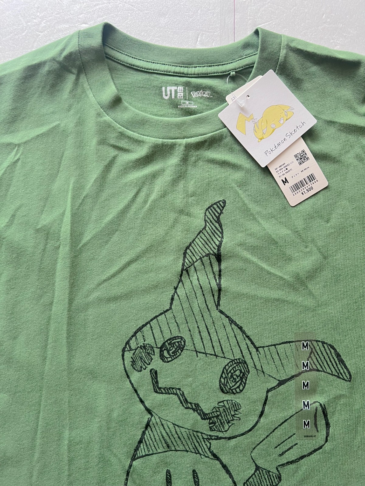Pokemon UNIQLO UT t-shirts 480349:03GREEN Mimikyu:Mimikyu gallery