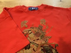 Single Stitch Ichi Ban Shirt Warrior Horse Made in Japan Red See Photos 4 Size