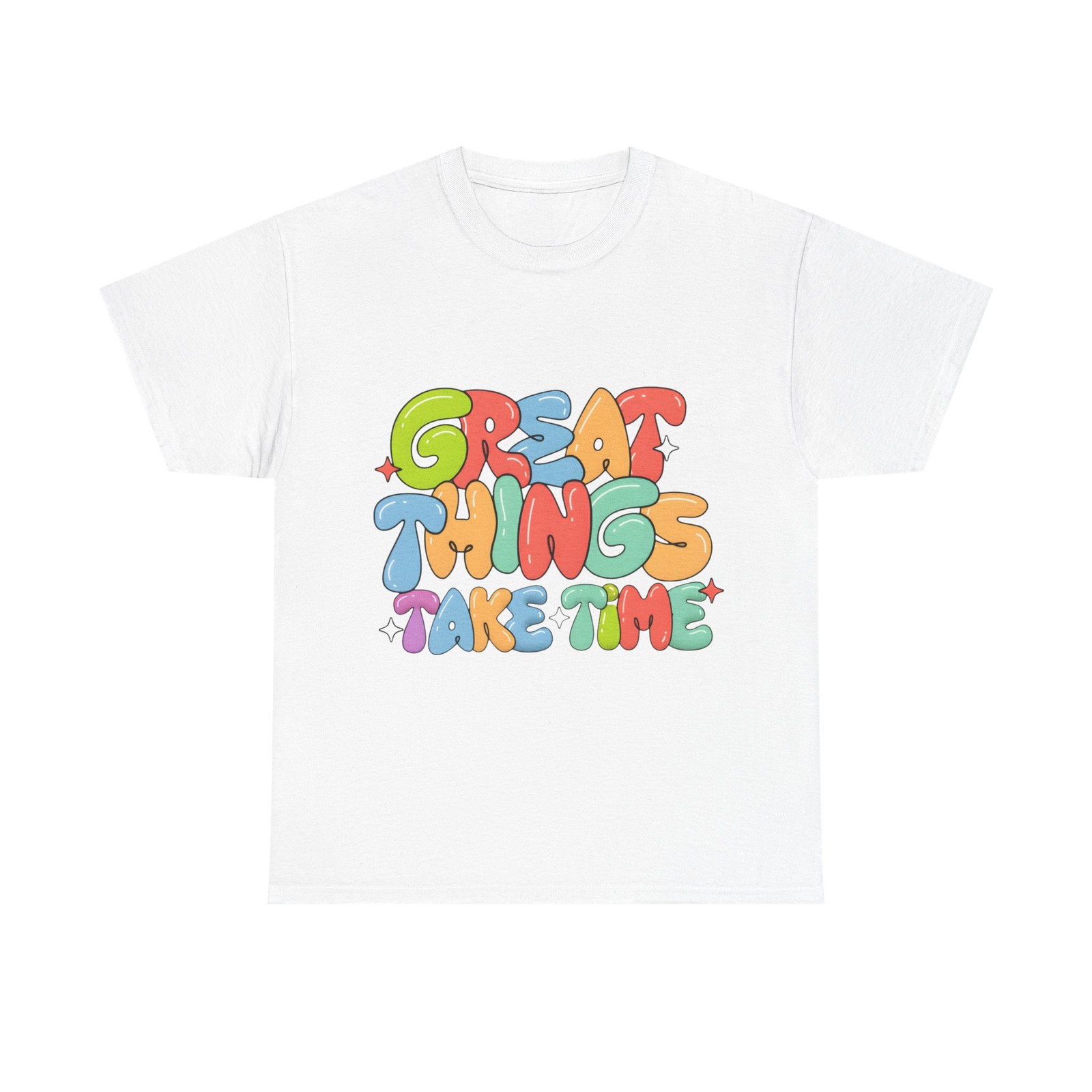 Great Things Take Time Motivational Tee, Inspirational Quote. Be Patience Top gallery