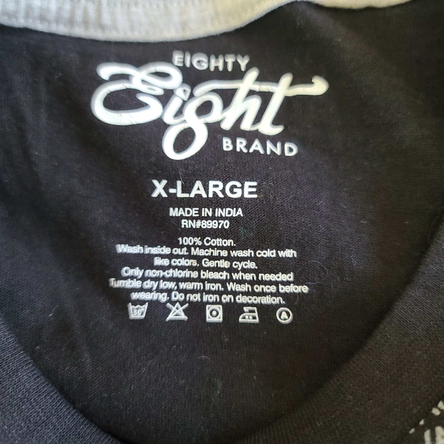 NEW Eighty Eight Brand Men's "Savage" T-Shirt Size XL Short Sleeve Black Multi gallery