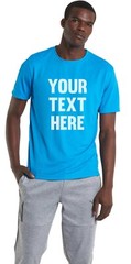 Personalised Uneek Men Ultra Cool T Shirt Gym Running Leisure Sports Printed Top