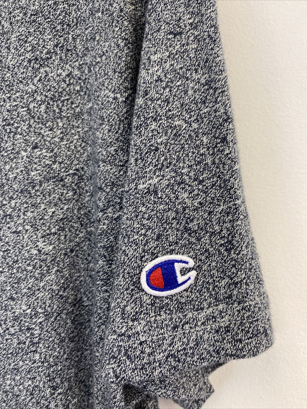 Champion 100% Cotton Heather Charcoal Medium Weight T-Shirt, Men's Size X-Large gallery