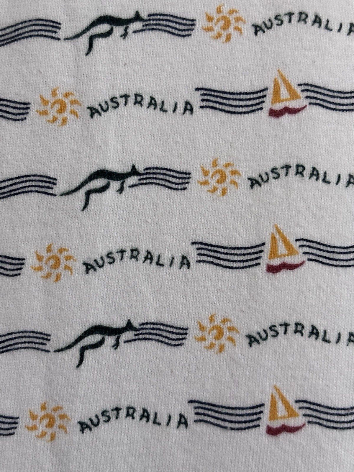 Vintage 1990s Australian Grown Australia AOP Kangaroo Koala Sun T-Shirt Size XL gallery
