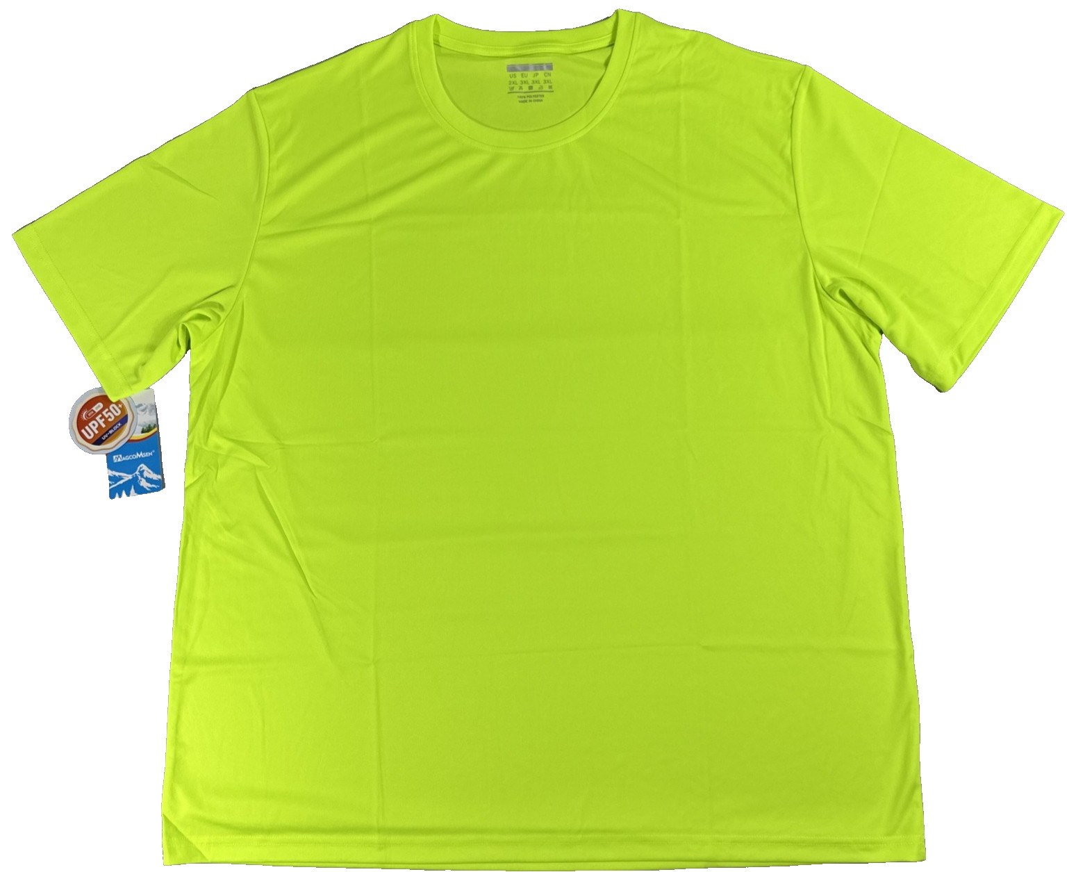 Magco Msen Ssleeve Shirts for Men Sun Protection UPF-50+ Size 2XL Fluorescent