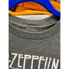 Led Zeppelin 1977 US Tour Graphic TShirt Charcoal Grey Mens Medium 2003 Myth Gem