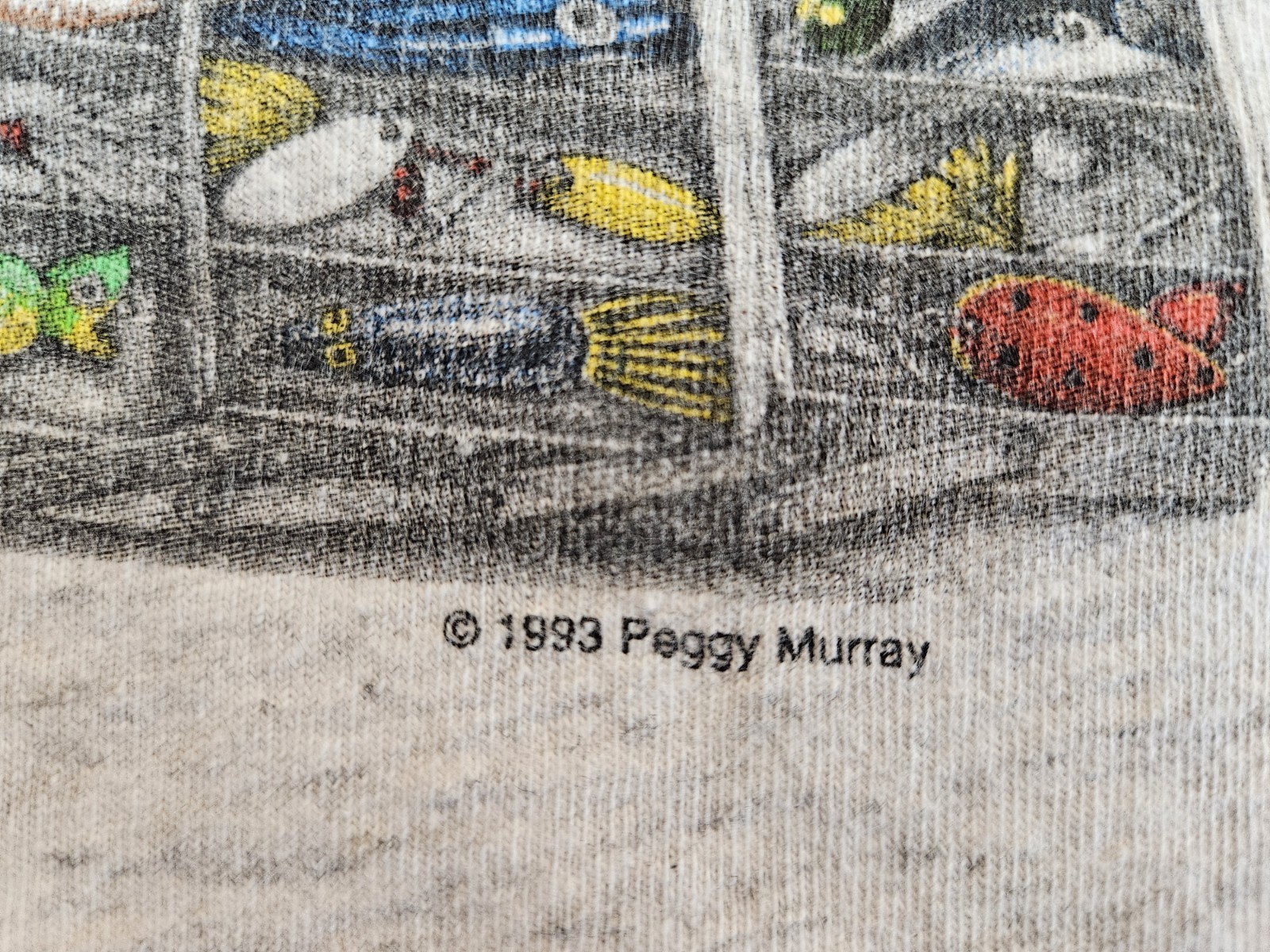 Vintage "So Many Lures So Little Time" Fishing Graphic T Shirt Men's Size L USA gallery