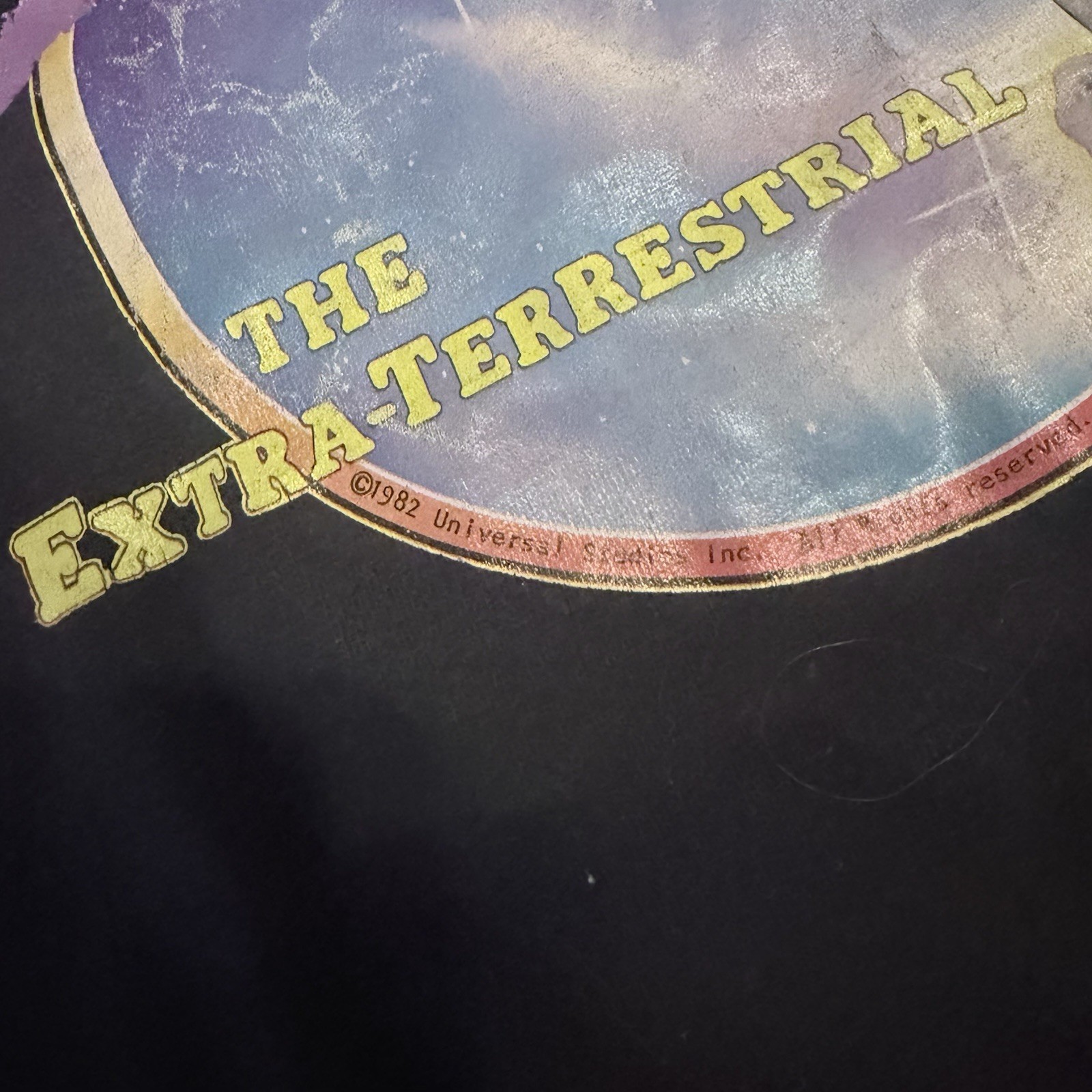 Vintage 1982 E.T. Extra Terrestrial Movie T Shirt Single Stitch Wrights SZ M gallery