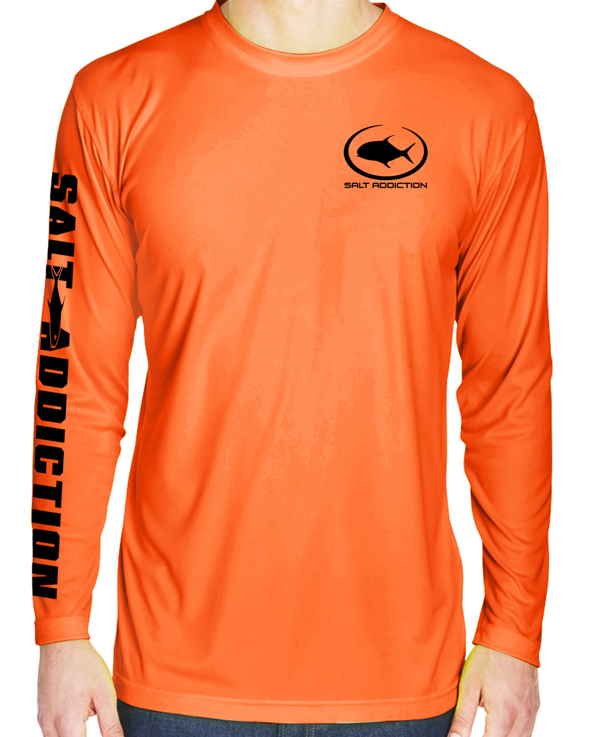Salt Addiction long sleeve microfiber performance dri fishing t shirt 30+ UV gallery