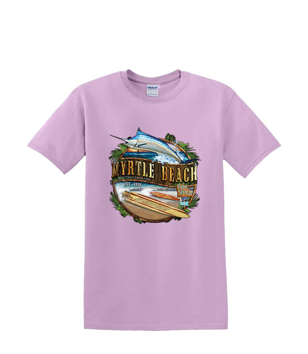 T-Shirt S to 2XL 3XL SURF myrtle beach MARLIN fishing beach boards resort adult gallery