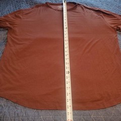 Netdraw Men’s Curved Hem Bamboo Blend T-Shirt in Brown Size XXL UPF 50