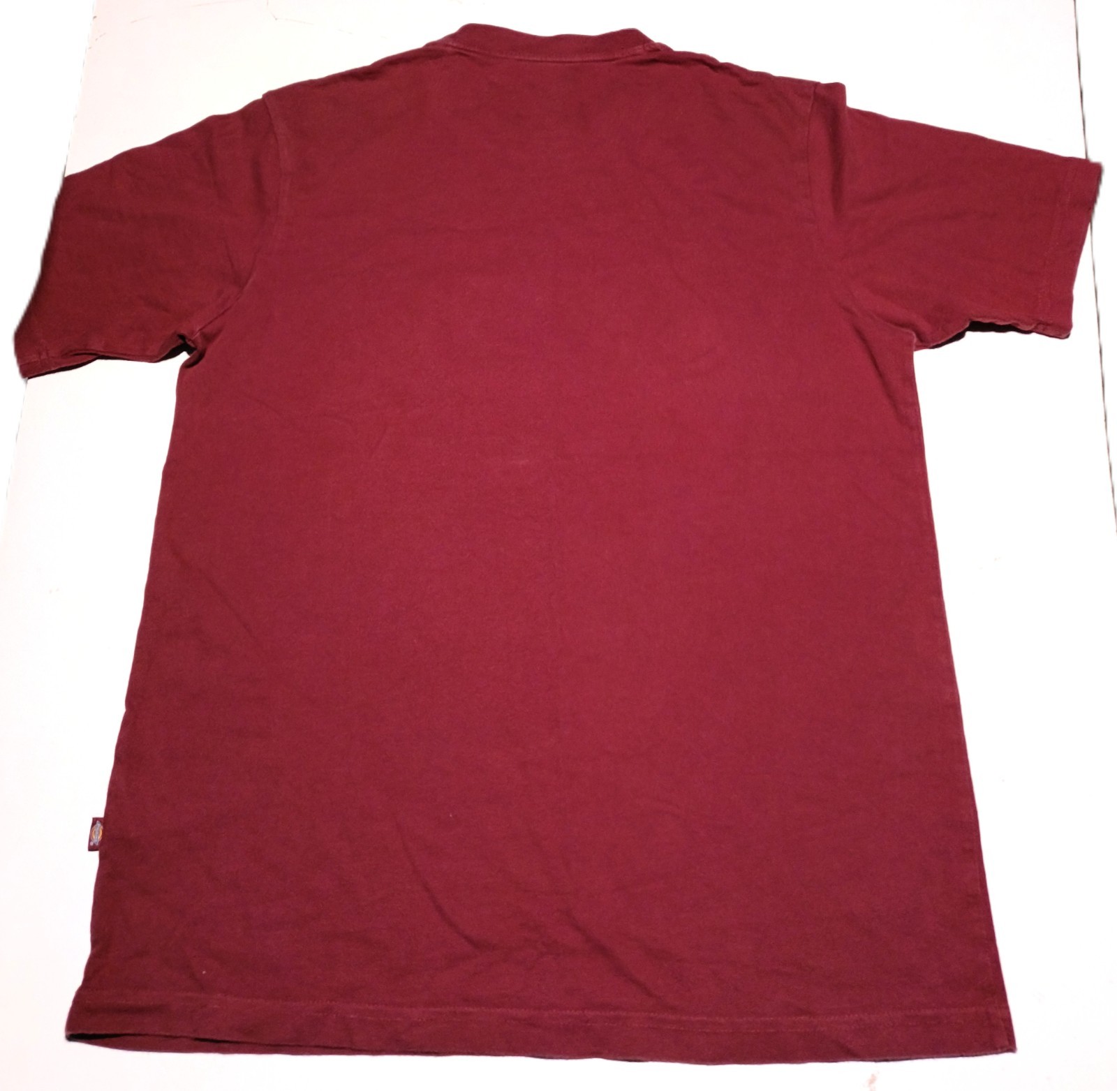 Dickies T-Shirt M Red Burgundy Classic Horseshoe Graphic Logo Cotton Tee Mens gallery