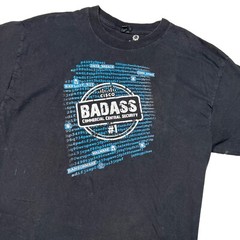 Cisco Badass Comercial Center Security T-Shirt Graphic Print Black Adult Large