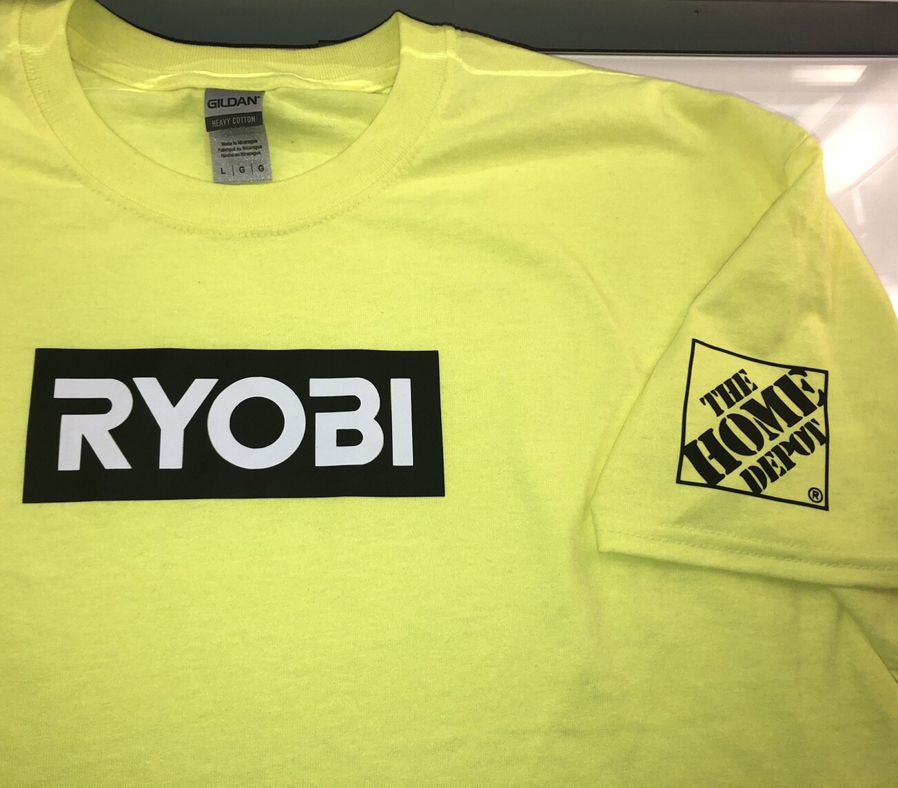 Ryobi T-shirt custom with Home Depot logo (S-2XL) gallery