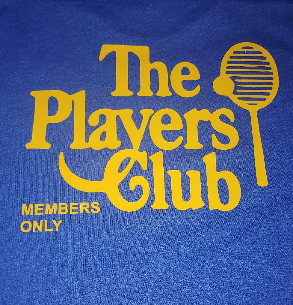 New Players Club t shirt tshirt Beach Bar Golf Tennis Rap Members Only Gym Soft