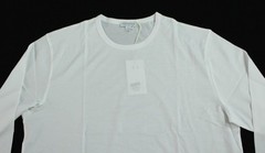 Sunspel Men’s Long Sleeve Classic Base Layer T‑shirt NN7 White Medium NWT