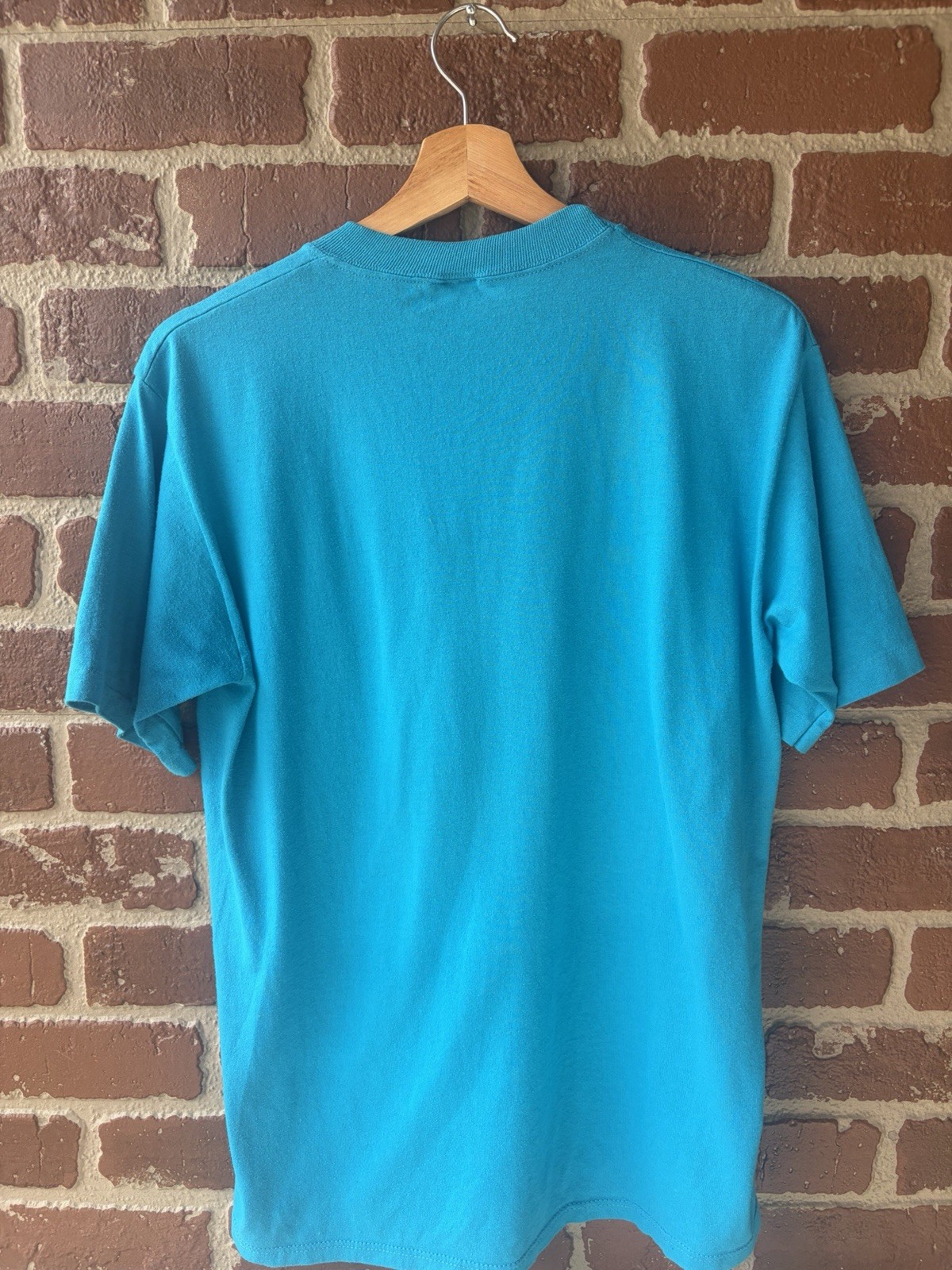 Vintage Jerzees Bass Shirt Men Extra Large Blue USA Sportswear 1989 gallery