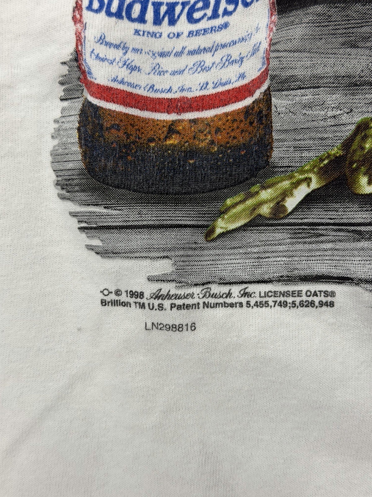 Vintage Bud-weis-errr Frogs T-shirt Large Wild Oats Budweiser gallery