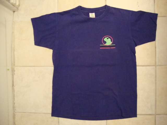 Bullfrog Amphibious Sunblock "Tour de Frog" Biking Purple T Shirt L gallery