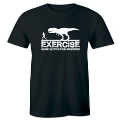 Exercise Some Motivation Required Shirt Funny Gym Fitness Training Lazy Tee