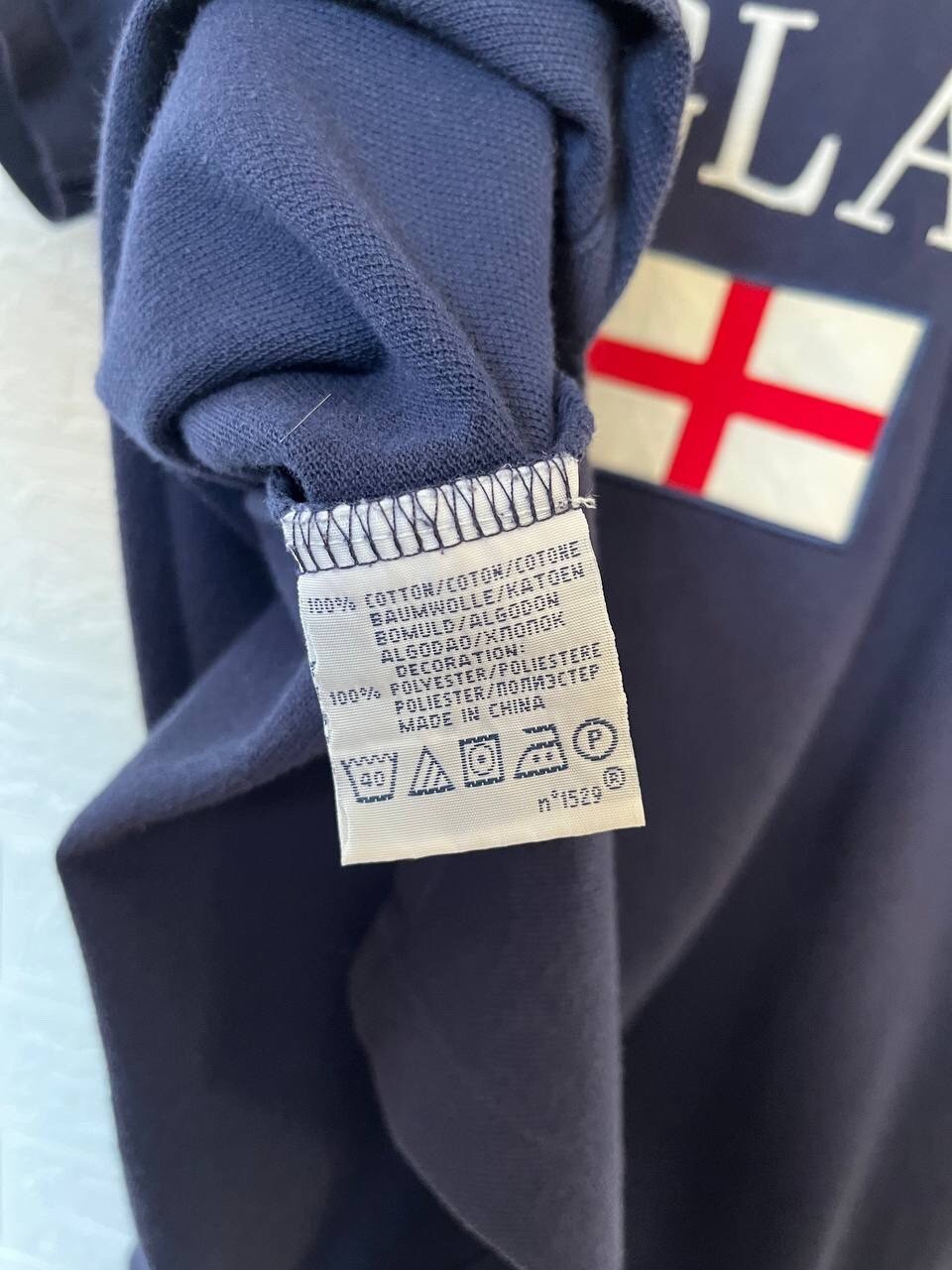 Polo Ralph Lauren Big Pony England Polo Shirt Navy Blue #3 Custom Fit Men's XL gallery