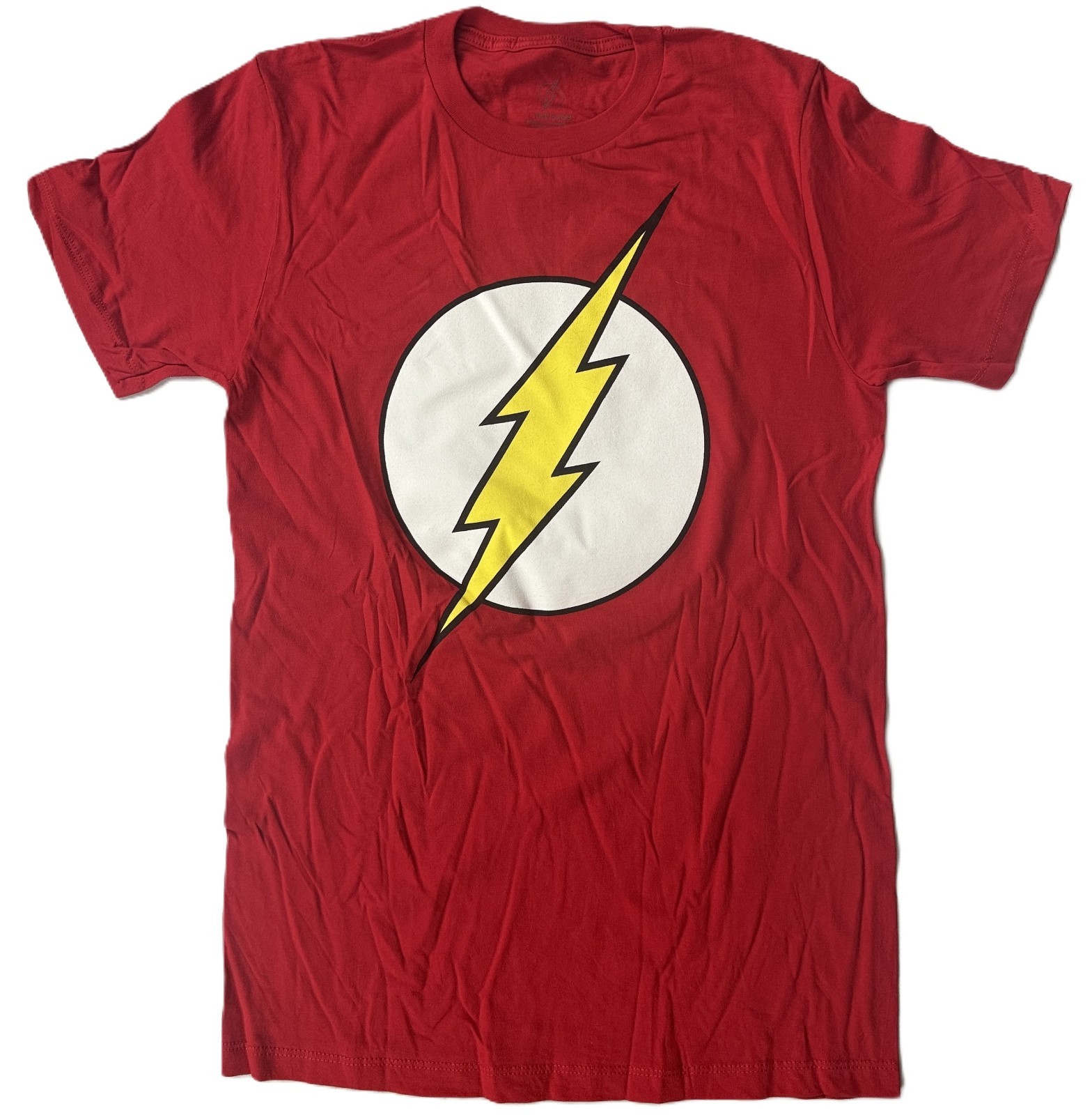 The Flash DC Comics Superhero Lightning Bolt Logo Red T-Shirt Tee gallery