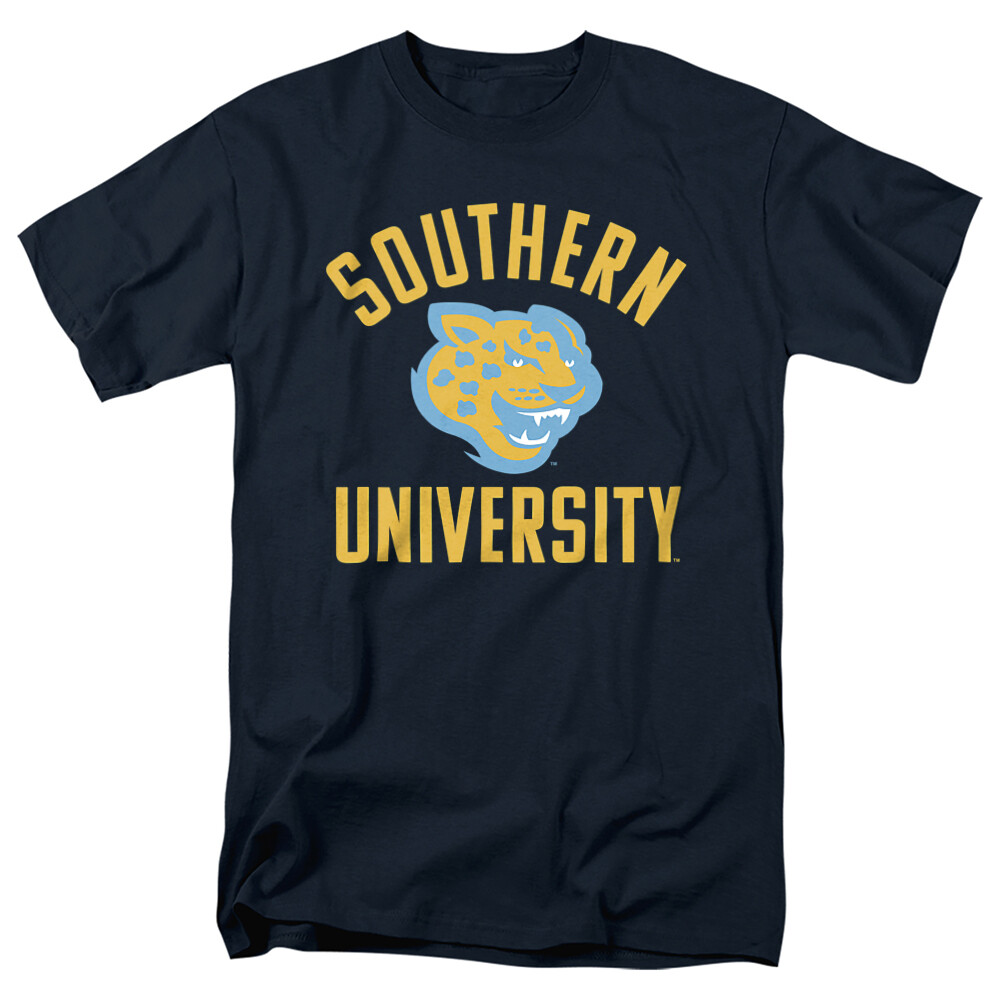 Southern University Adult T-Shirt One Color Logo, Navy, S-5XL gallery