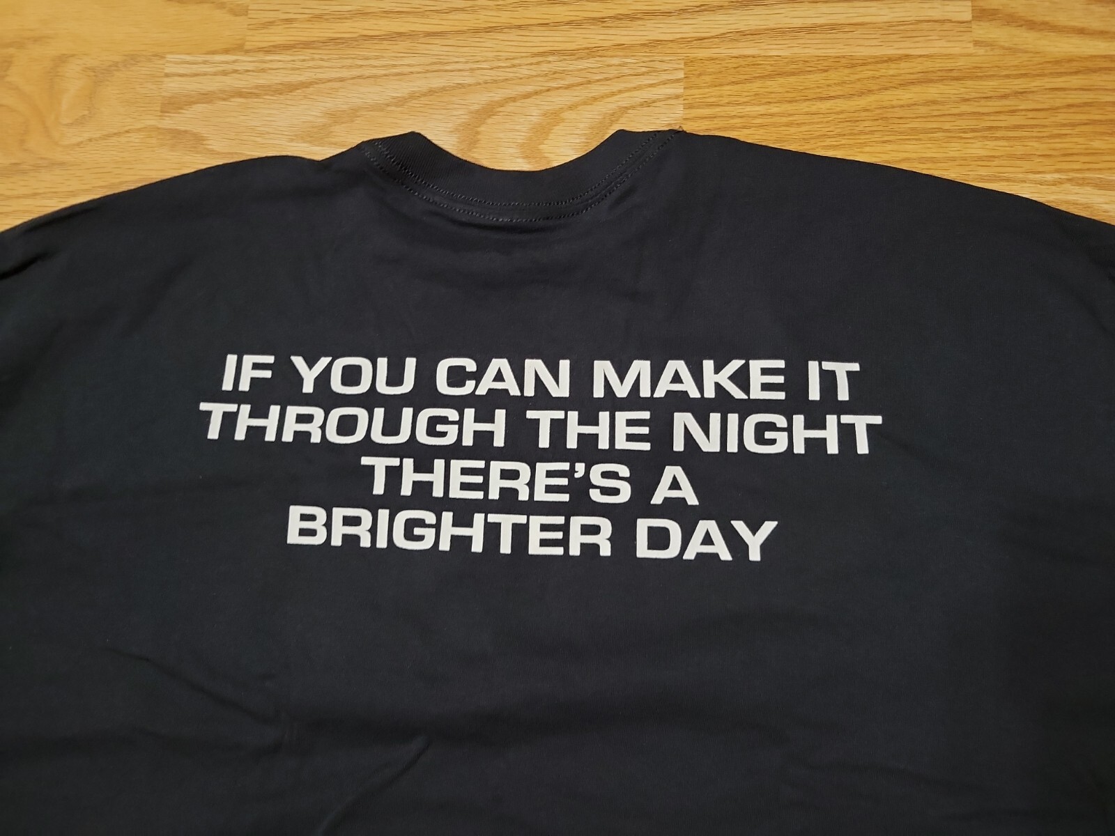 Tupac Spell Out Long Sleeve T-Shirt Sixe 3XL Black If You Can Make It Through gallery