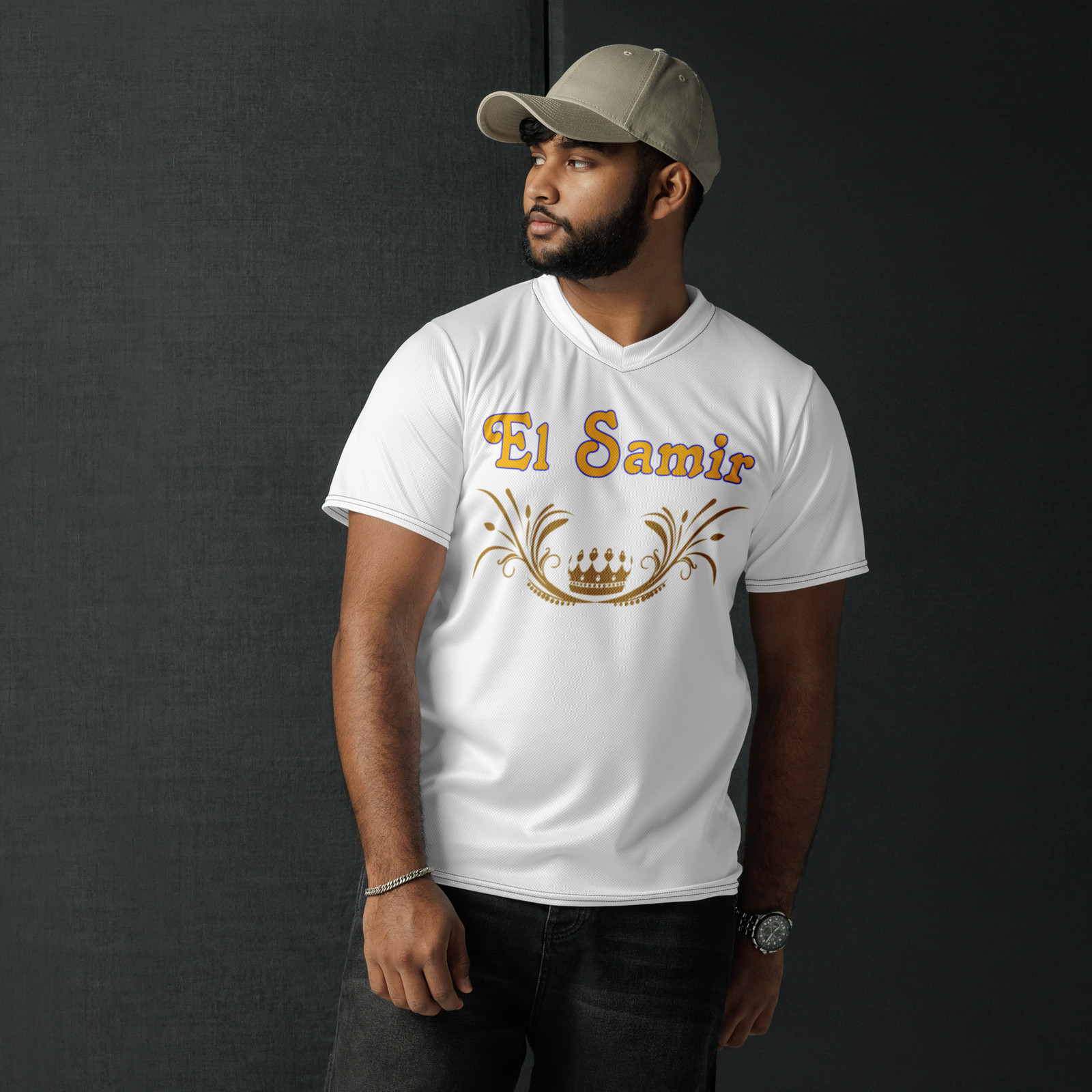 Recycled unisex sports jersey El Samir
