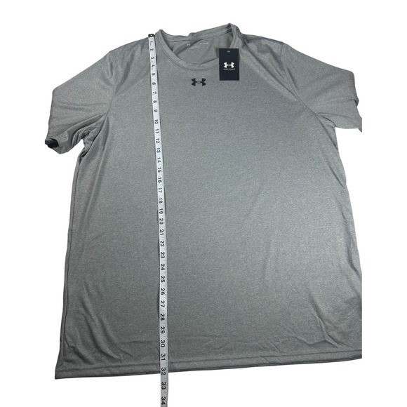 Under Armour T-Shirt Mens Size XL Gray Locker Tee 20 Short Sleeve Loose Fit NEW gallery