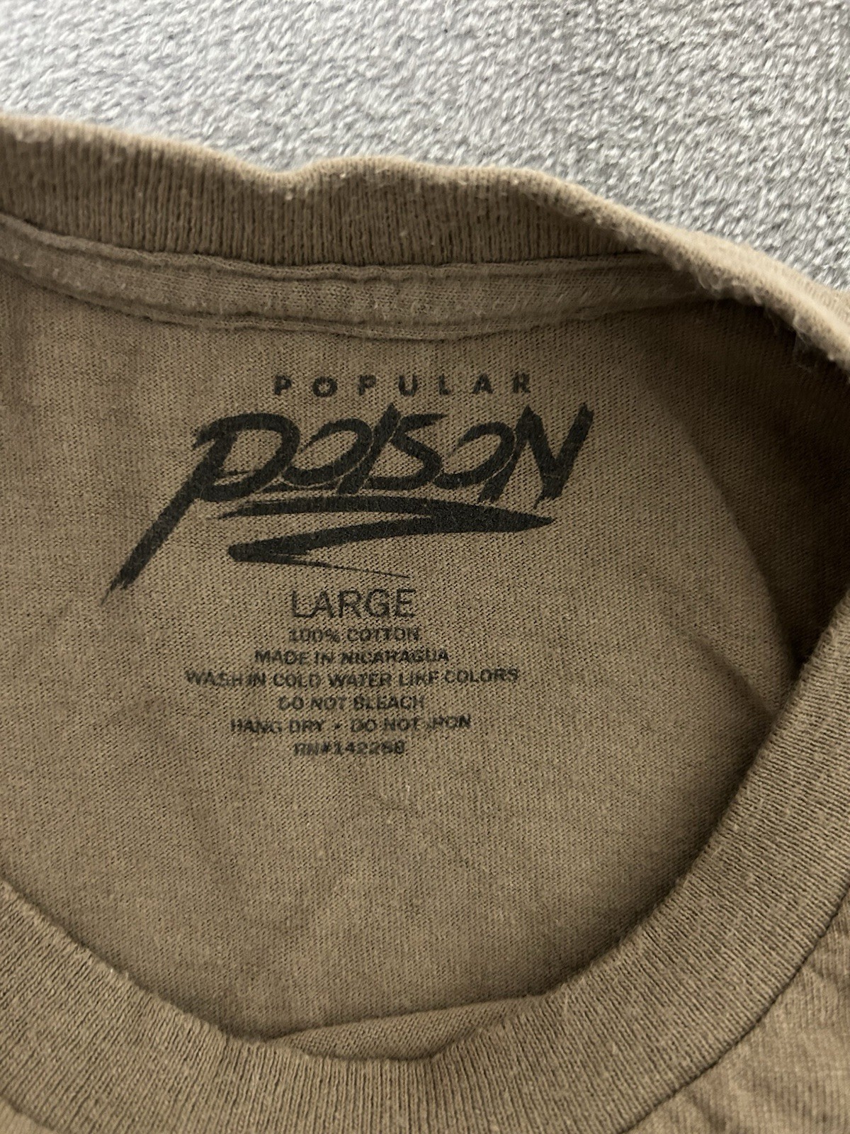 Popular Poison Men's Brown Cars Graphic Print Short Sleeve Crew Neck T-Shirt L gallery