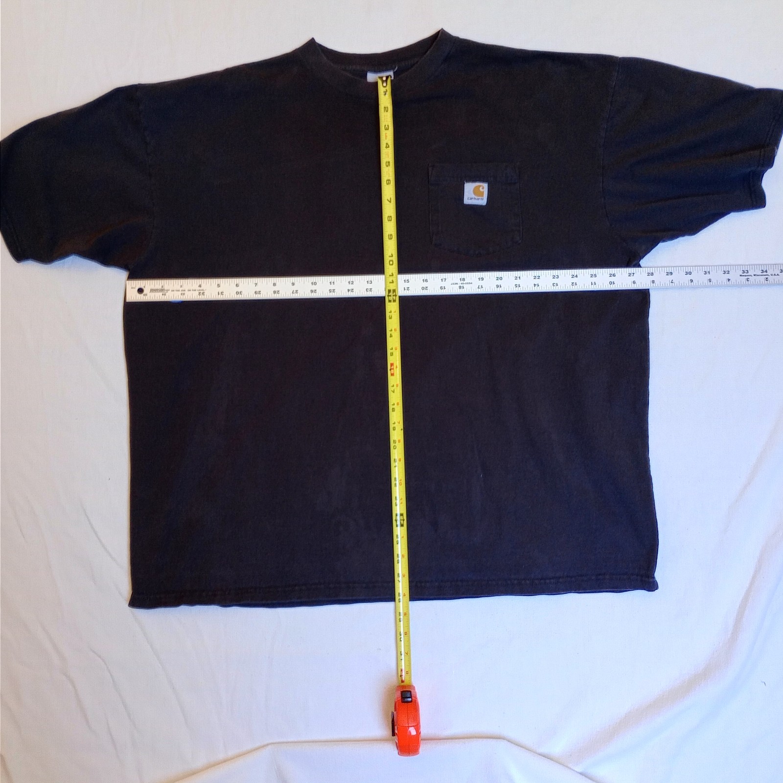 CARHARTT FADED BLACK UNKNOWN SIZE POCKET T-SHIRT gallery