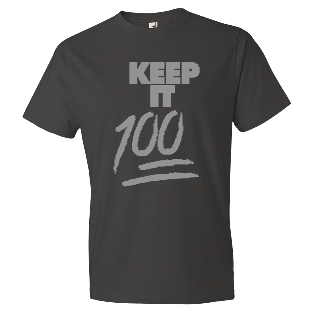 Street Wear Sneaker Tee Keep It 100 Graphic T Shirt Men Hip Hop Big Tall Small