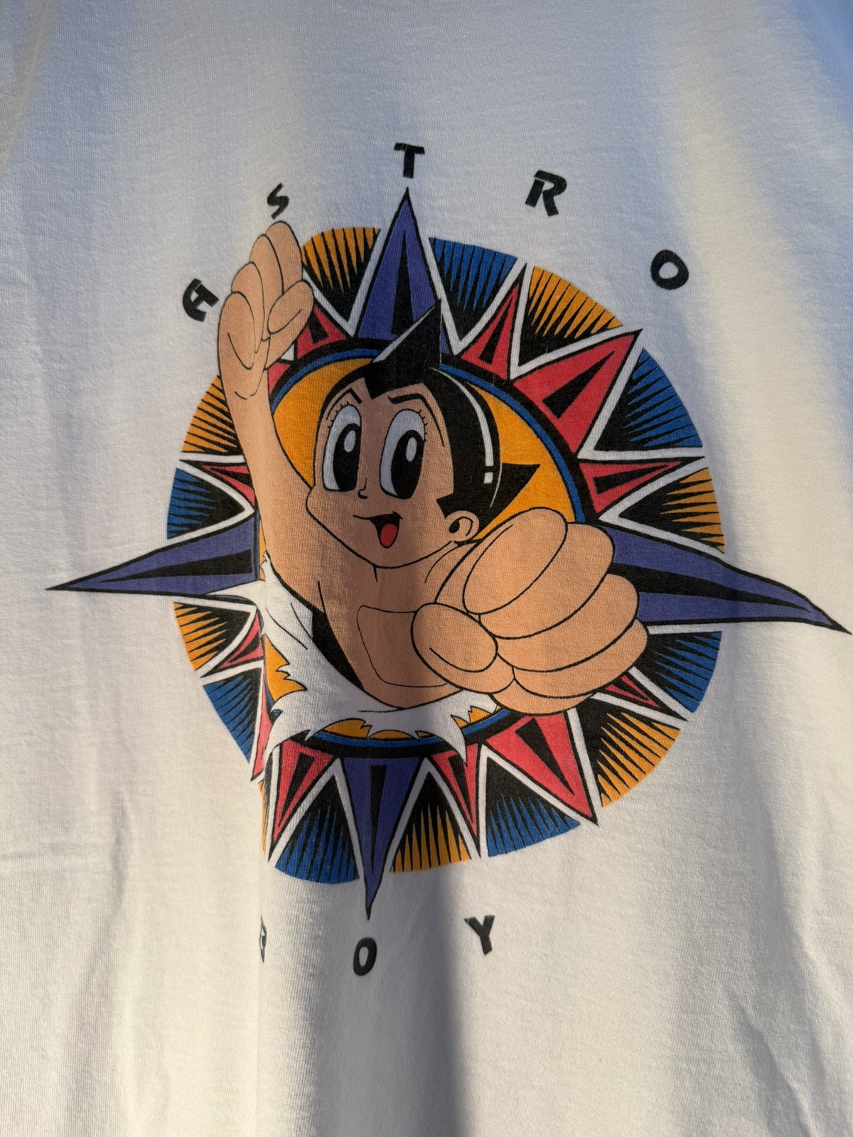 VINTAGE ASTRO BOY WHITE ASTROBOY USA SINGLE STITCH MANGA ANIME TEE SHIRT LARGE gallery
