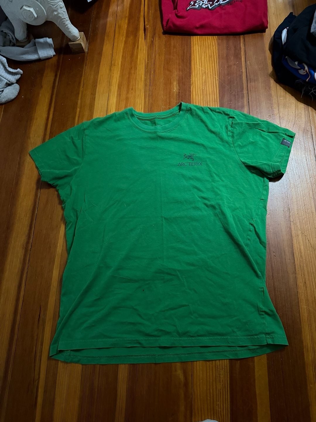 Arc’teryx Archaeopteryx Word Logo Cotton T-Shirt Green