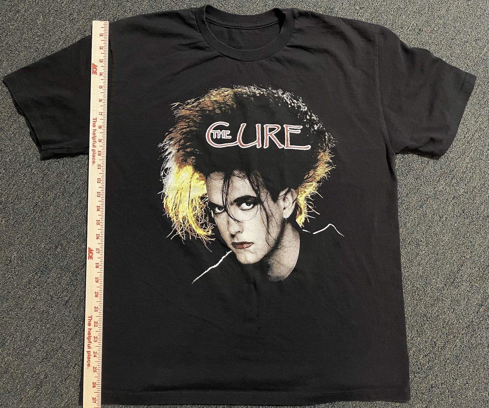 The Cure Robert Smith Black Graphic T-Shirt No Tag. See Measurement Pics gallery